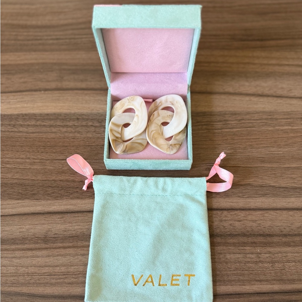 NWOT - Valet Studio Earrings in Marble (Andrea)